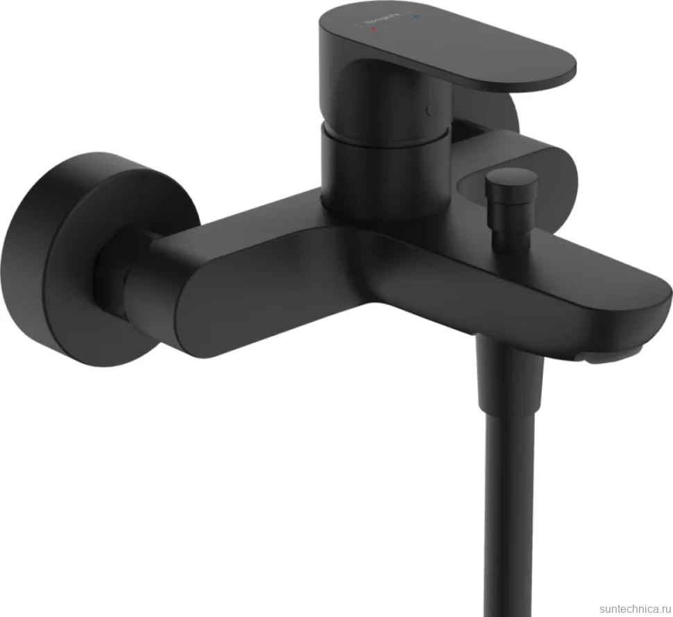 Смеситель для ванны с душем Hansgrohe Rebris S 72440670 черный матовый