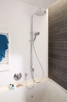 Термостатический смеситель встраиваемый Kludi Zenta 388300545 для ванны с душем, с внутренней частью 88011