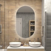 Зеркало Misty Титавин 70 с подсветкой, с подогревом, бесконтактный сенсор