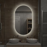 Зеркало Misty Титавин 70 с подсветкой, с подогревом, бесконтактный сенсор