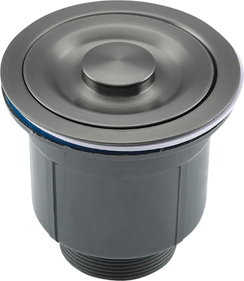 Мойка кухонная Gappo GS7850-6L с коландером, графит