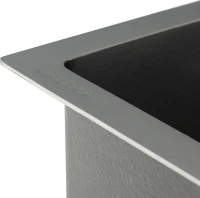 Мойка кухонная Gappo GS7850-6L с коландером, графит