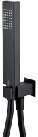 Душевой гарнитур Allen Brau Infinity 5.21021-31 чёрный матовый