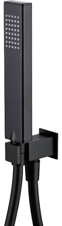 Душевой гарнитур Allen Brau Infinity 5.21021-31 чёрный матовый