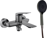 Смеситель для ванны с душем Haiba HB60816-3 пепельный