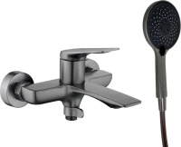 Смеситель для ванны с душем Haiba HB60816-3 пепельный