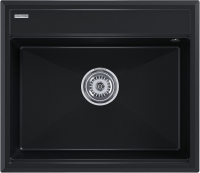 Комплект Мойка Paulmark Stepia 60 PM115951-BLM черный металлик + Измельчитель Bone Crusher BC 1000-AS