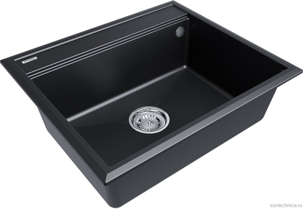 Комплект Мойка Paulmark Stepia 60 PM115951-BLM черный металлик + Измельчитель Bone Crusher BC 1000-AS