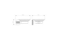 Мыльница Wonzon & Woghand WW-9222 черный, золото