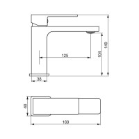 Смеситель для раковины Damixa Gala 530210500 розовое золото Смеситель для раковины Damixa Gala 530210500 розовое золото