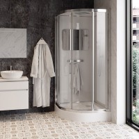 Душевая кабина Ceruttispa Viva 91 90x90, профиль хром