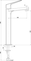 Смеситель для раковины Paini Bari RTCR205LL хром