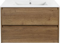 Мебель для ванной комнаты Vincea Gio 80 дуб табак