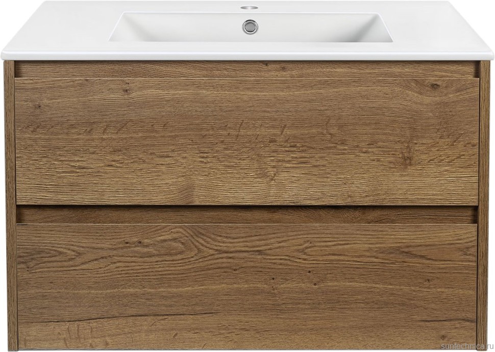Мебель для ванной комнаты Vincea Gio 80 дуб табак