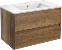 Мебель для ванной комнаты Vincea Gio 80 дуб табак