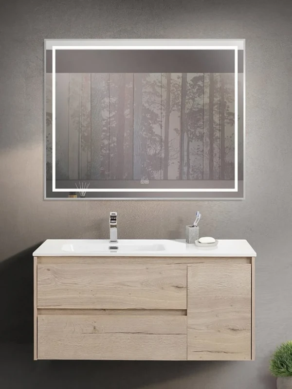 Мебель для ванной комнаты BelBagno Kraft L, 100 rovere galifax bianco
