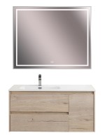 Мебель для ванной комнаты BelBagno Kraft L, 100 rovere galifax bianco