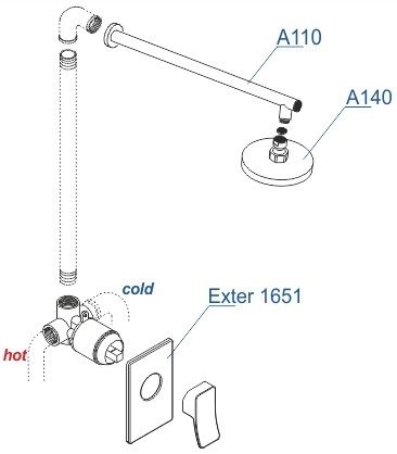 Душевой комплект Wasserkraft A12610