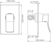 Душевой комплект Wasserkraft A12610