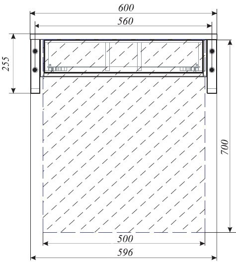 Мебель для ванной комнаты 1MarKa Grunge Loft 60П дуб вотан