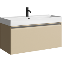 Тумба под раковину без столешницы Aqwella Pure 100 капучино светлый Тумба под раковину без столешницы Aqwella Pure 100 капучино светлый