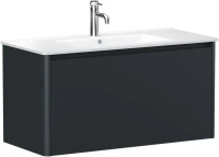 Тумба под раковину без столешницы Allen Brau Gravity 100 1 ящик, матовый антрацит