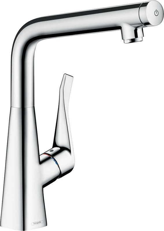 Комплект Смеситель Hansgrohe Metris Select + Фартук черный