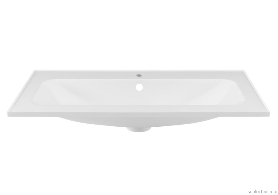 Тумба с раковиной Aquanet Арт 90 подвесная, мисти грин