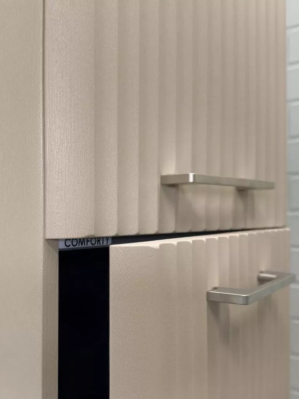 Шкаф-пенал для ванной Comforty Ангара 35 подвесной, дуб латте