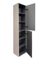 Шкаф-пенал для ванной Comforty Ангара 35 подвесной, дуб латте