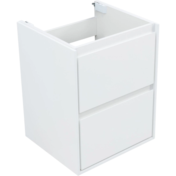 Тумба под раковину Aquanet Милан 50 белая глянцевая