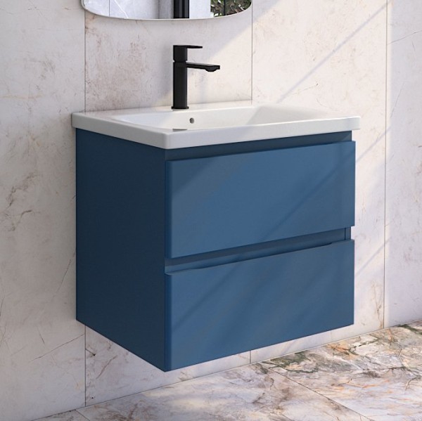 Тумба под раковину без столешницы Caprigo Forte 65 подвесная, бриллиантово-синий