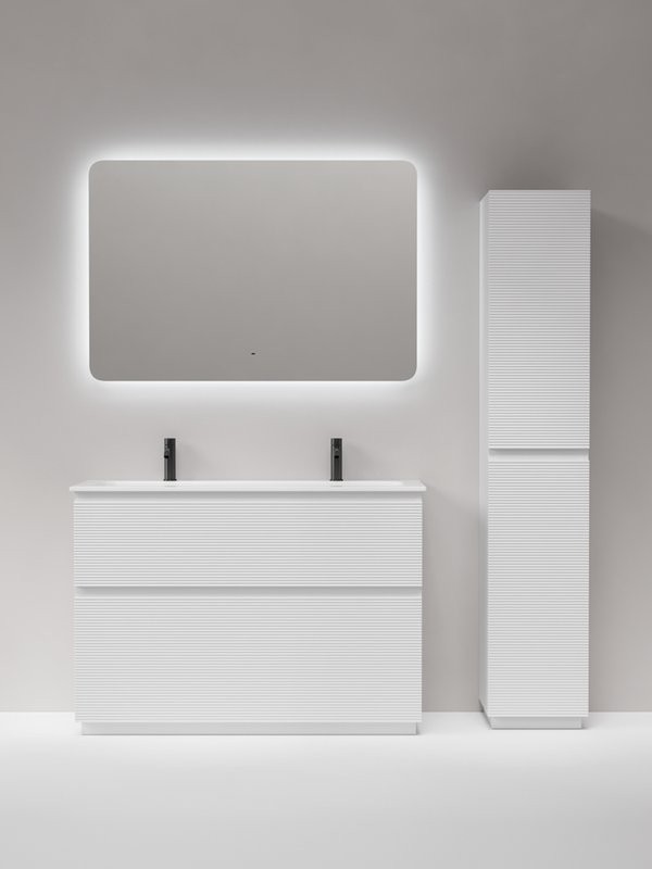 Мебель для ванной комнаты Sancos Folk Floor 120 напольная, bianco, раковина CN7016