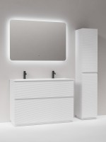 Мебель для ванной комнаты Sancos Folk Floor 120 напольная, bianco, раковина CN7016