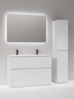 Мебель для ванной комнаты Sancos Folk Floor 120 напольная, bianco, раковина CN7016