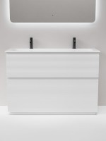 Мебель для ванной комнаты Sancos Folk Floor 120 напольная, bianco, раковина CN7016