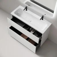 Мебель для ванной комнаты Sancos Folk Floor 120 напольная, bianco, раковина CN7016
