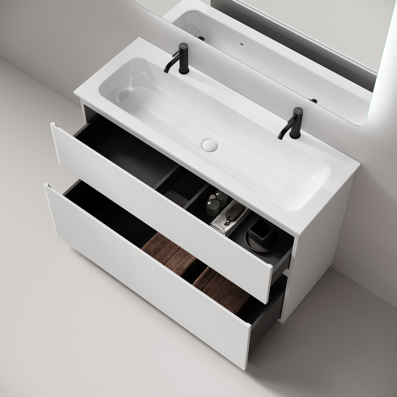 Мебель для ванной комнаты Sancos Folk Floor 120 напольная, bianco, раковина CN7016