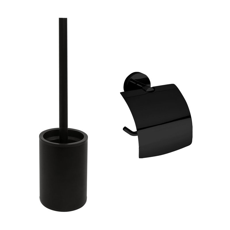 Набор Держатель Bemeta Dark 104112010 + Ершик 104913090