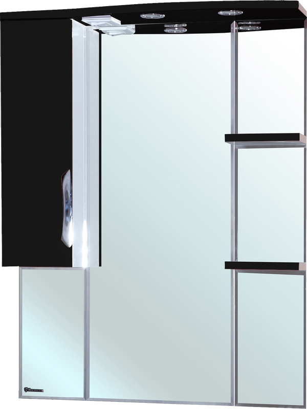 Зеркало Bellezza Лагуна L 85 черное