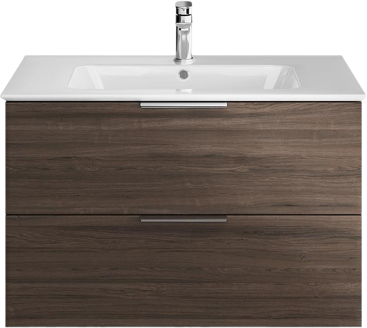 Тумба под раковину KERAMA MARAZZI Piano 85 подвесная, дымчатый вяз