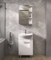 Мебель для ванной комнаты Vigo Hoska 50 1 дверца, белая
