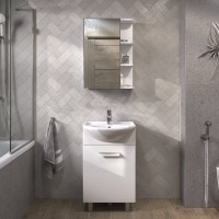 Мебель для ванной комнаты Vigo Hoska 50 1 дверца, белая