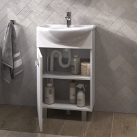 Мебель для ванной комнаты Vigo Hoska 50 1 дверца, белая