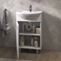 Мебель для ванной комнаты Vigo Hoska 50 1 дверца, белая