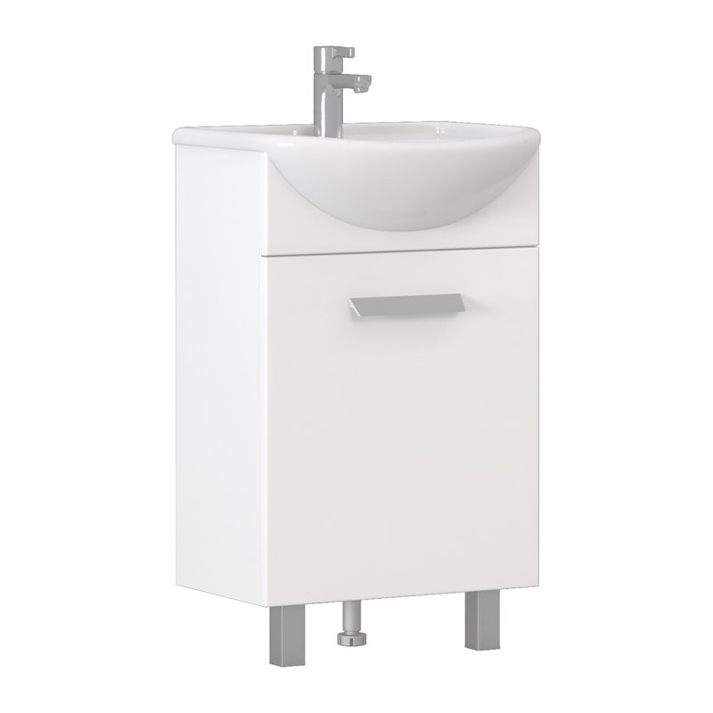 Мебель для ванной комнаты Vigo Hoska 50 1 дверца, белая