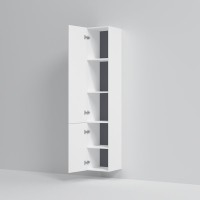 Шкаф-пенал для ванной AM.PM Gem L белый глянец, подвесной