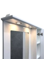 Зеркало Comforty Палермо 80 белый глянец