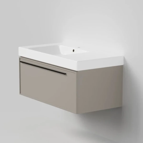 Тумба с раковиной La Fenice Elba 90 подвесная, cappuccino, раковина Cubo 90 L