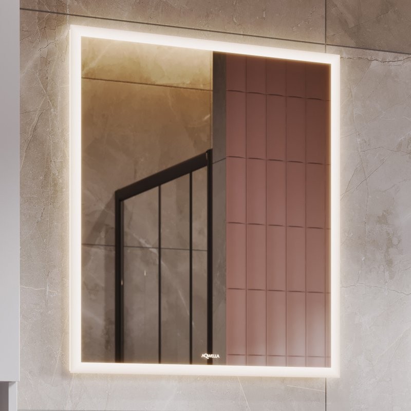 Зеркало Aqwella Vision 70 с подсветкой, с подогревом